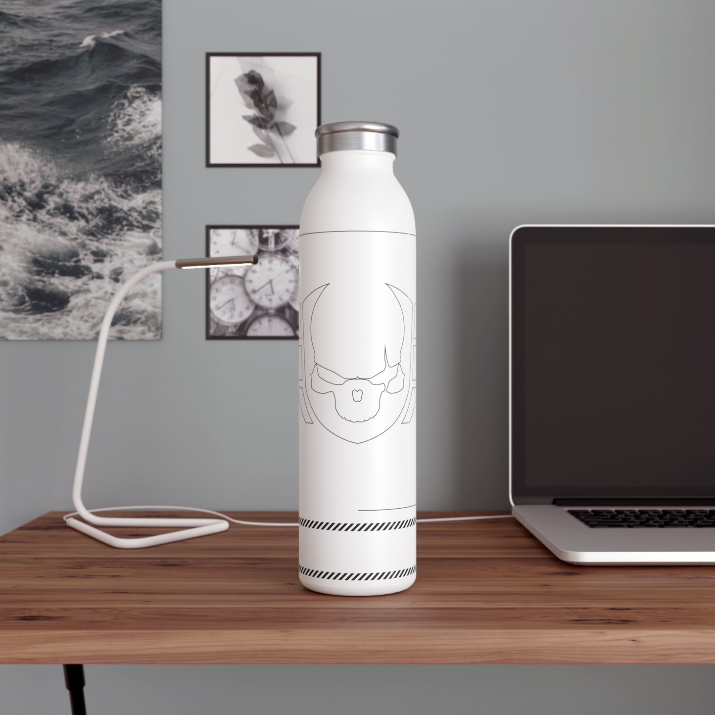 Warsaken® Tumbler / Bottle : 20oz : White