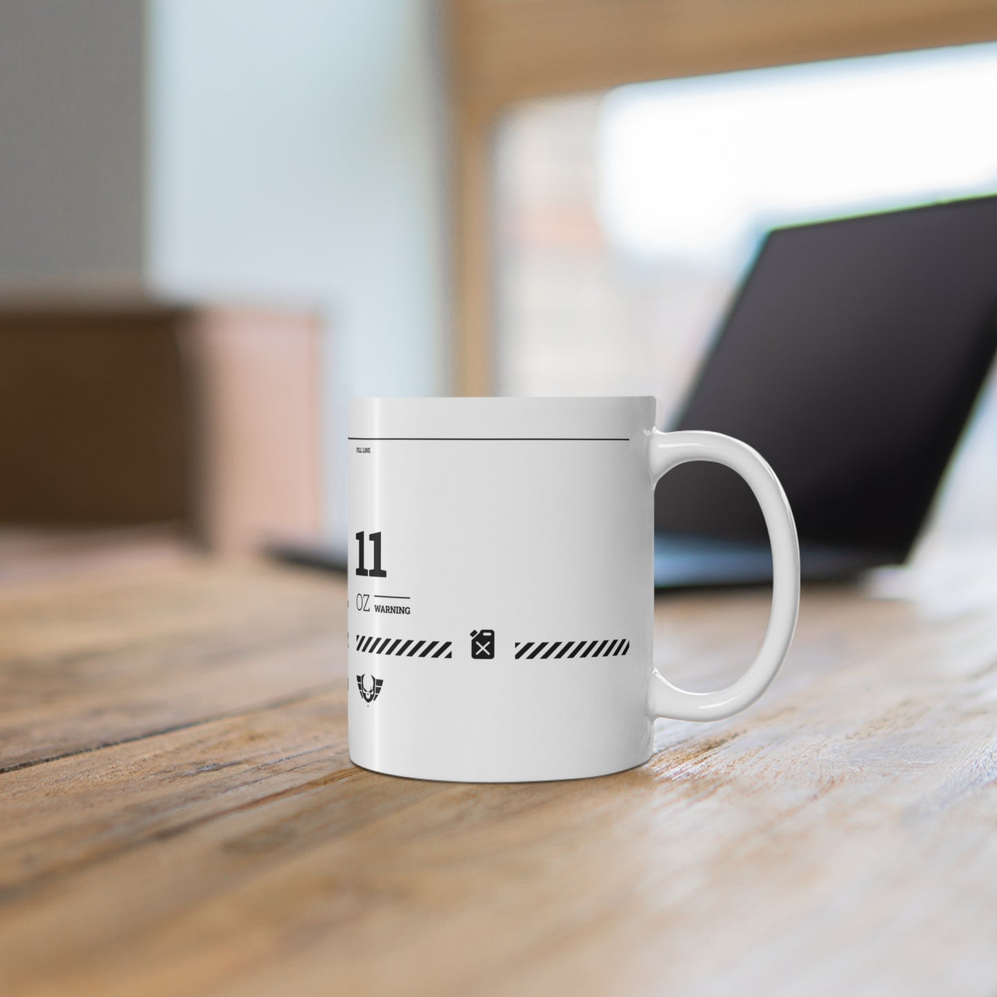 Warsaken® Mug : 11oz : White