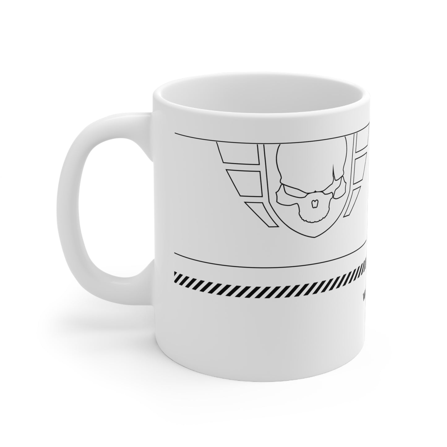 Warsaken® Mug : 11oz : White
