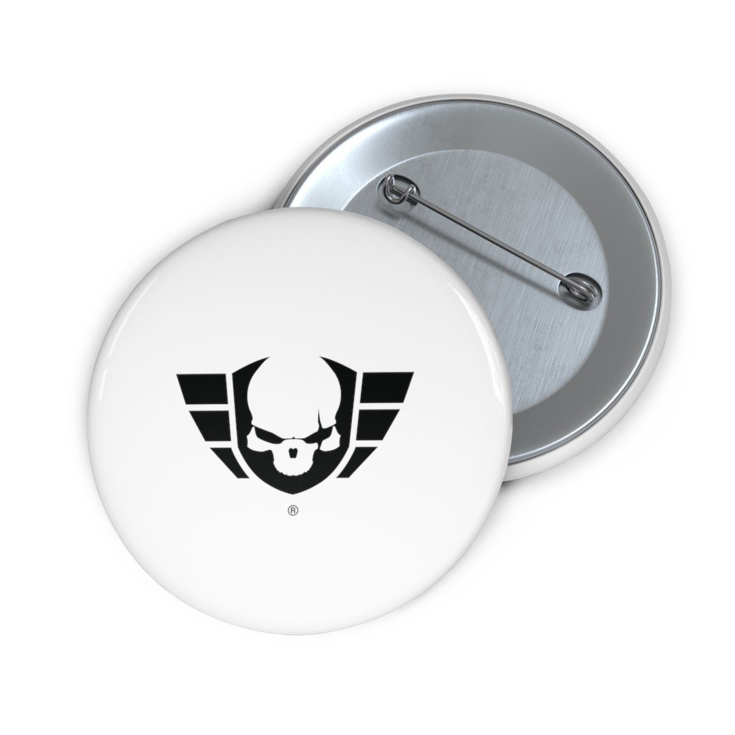 Warsaken® Button Pin : White