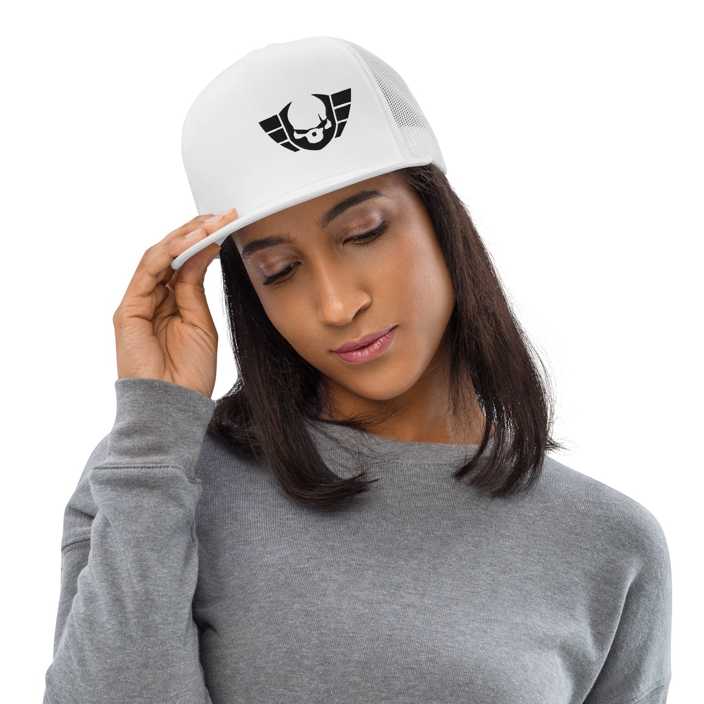 Unisex Warsaken® Hat : Trucker : Logo : White