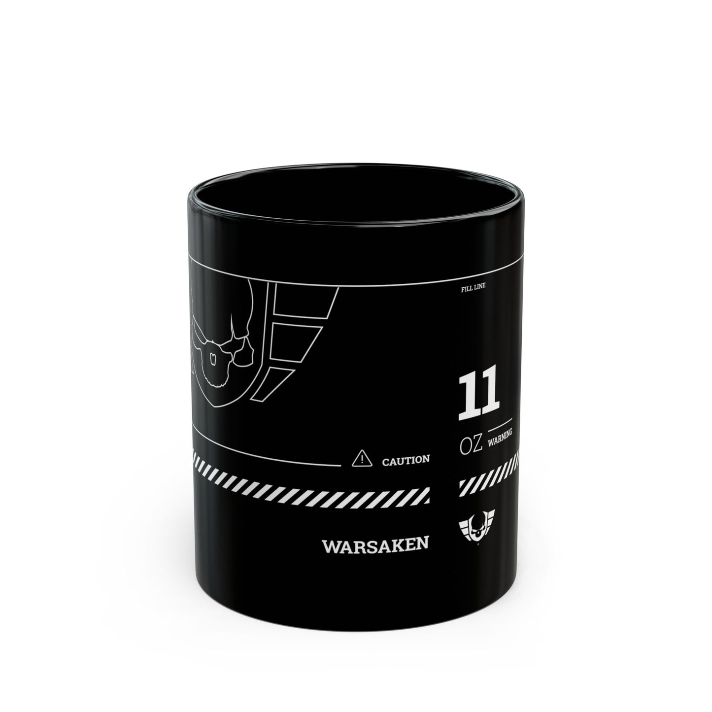 Warsaken® Mug : 11oz : Black