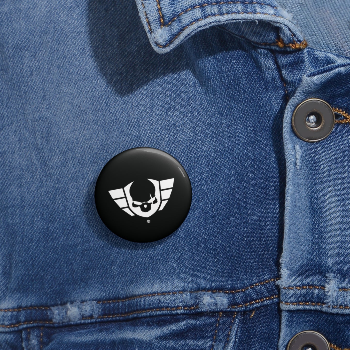 Warsaken® Button Pin : Black
