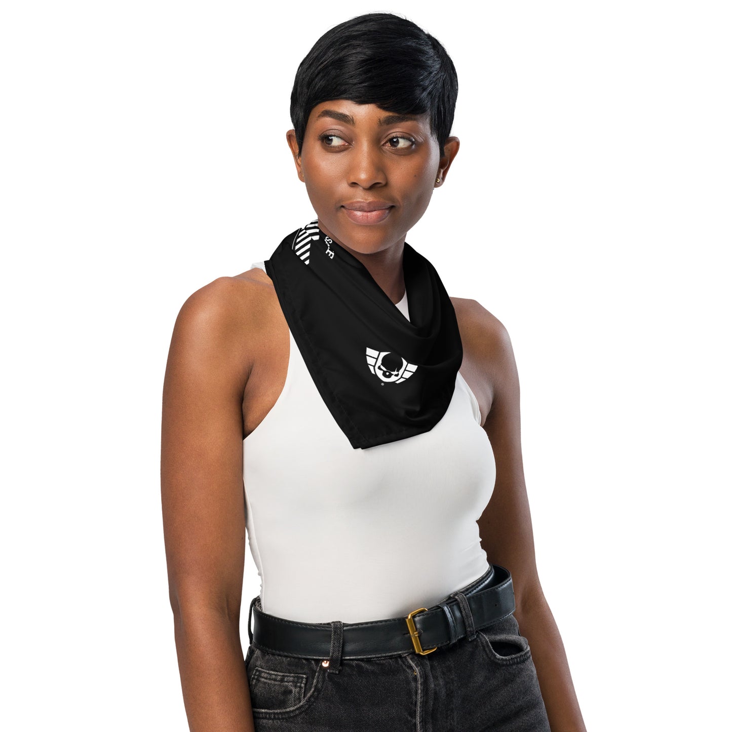 Warsaken® Bandana : Tarmac : Black