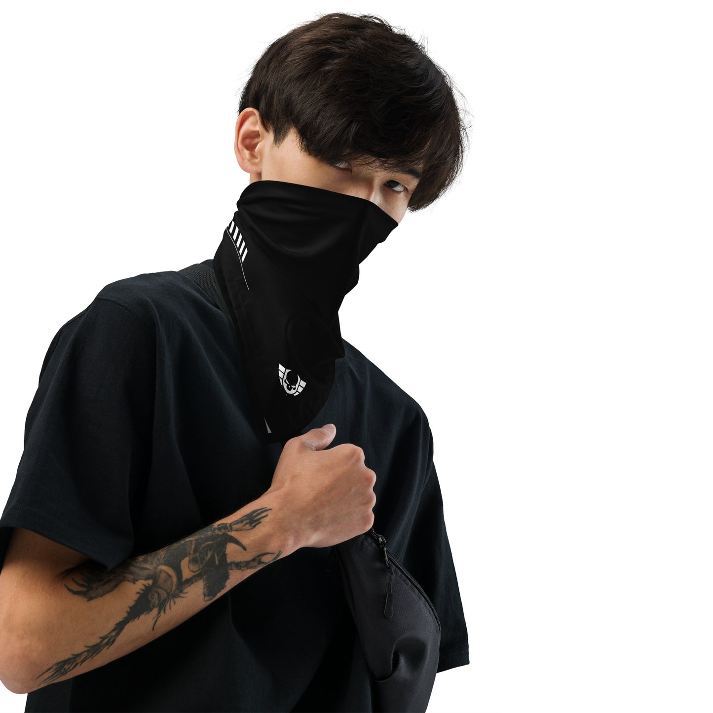 Warsaken® Bandana : Tarmac : Black