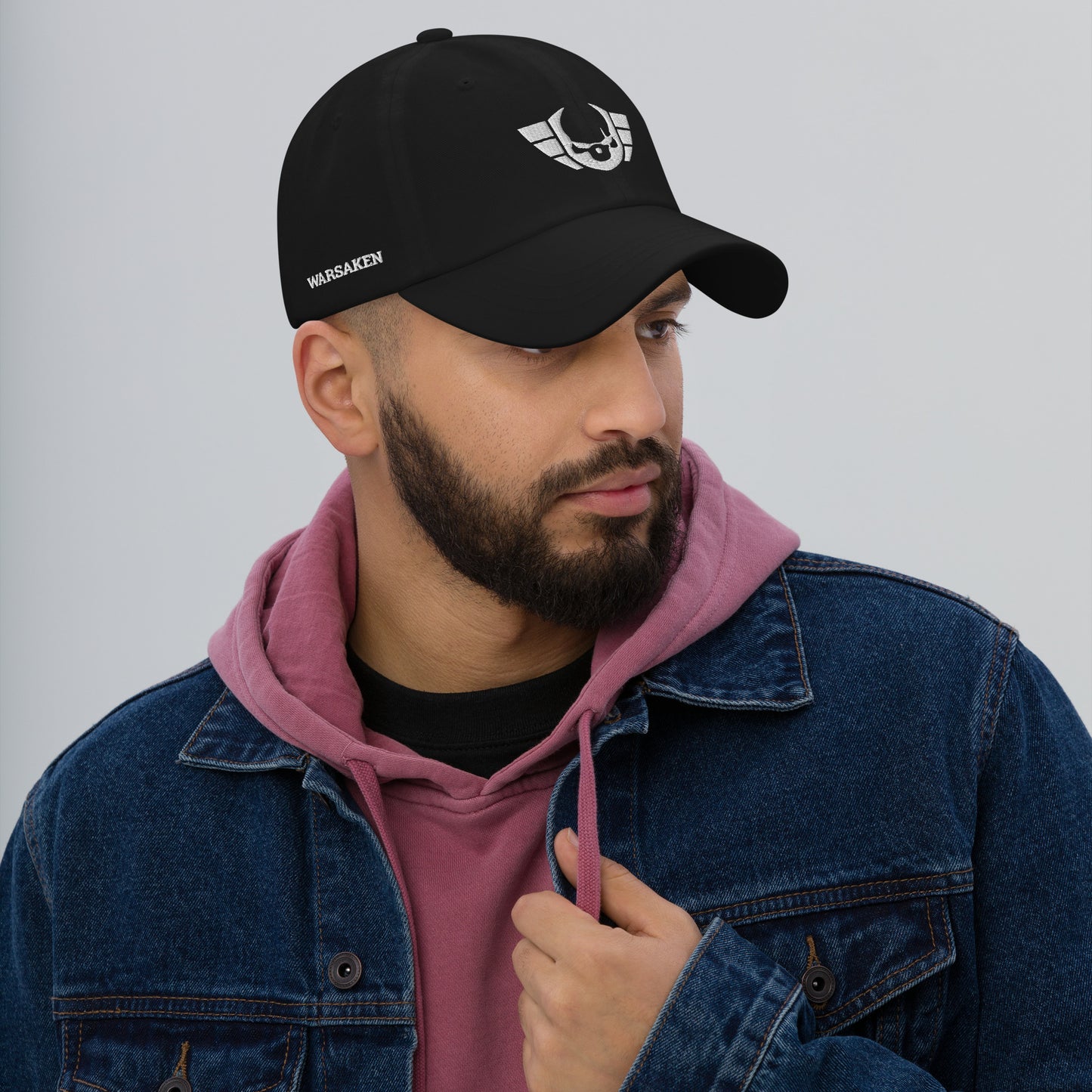 Unisex Warsaken® Hat : Vintage : Logo: Black
