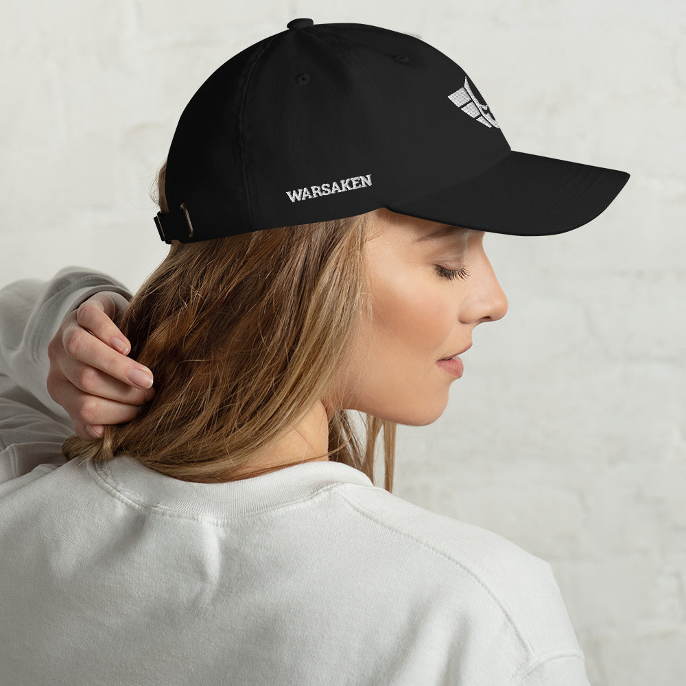 Unisex Warsaken® Hat : Vintage : Logo: Black