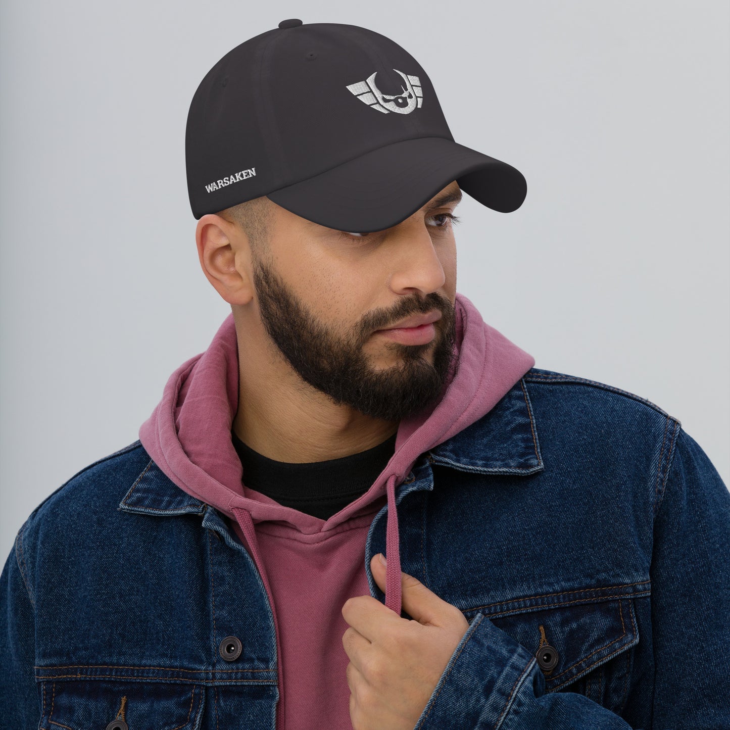 Unisex Warsaken® Hat : Vintage : Logo: Grey