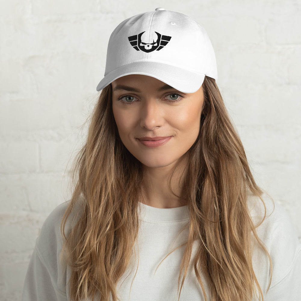Unisex Warsaken® Hat : Vintage : Logo: White