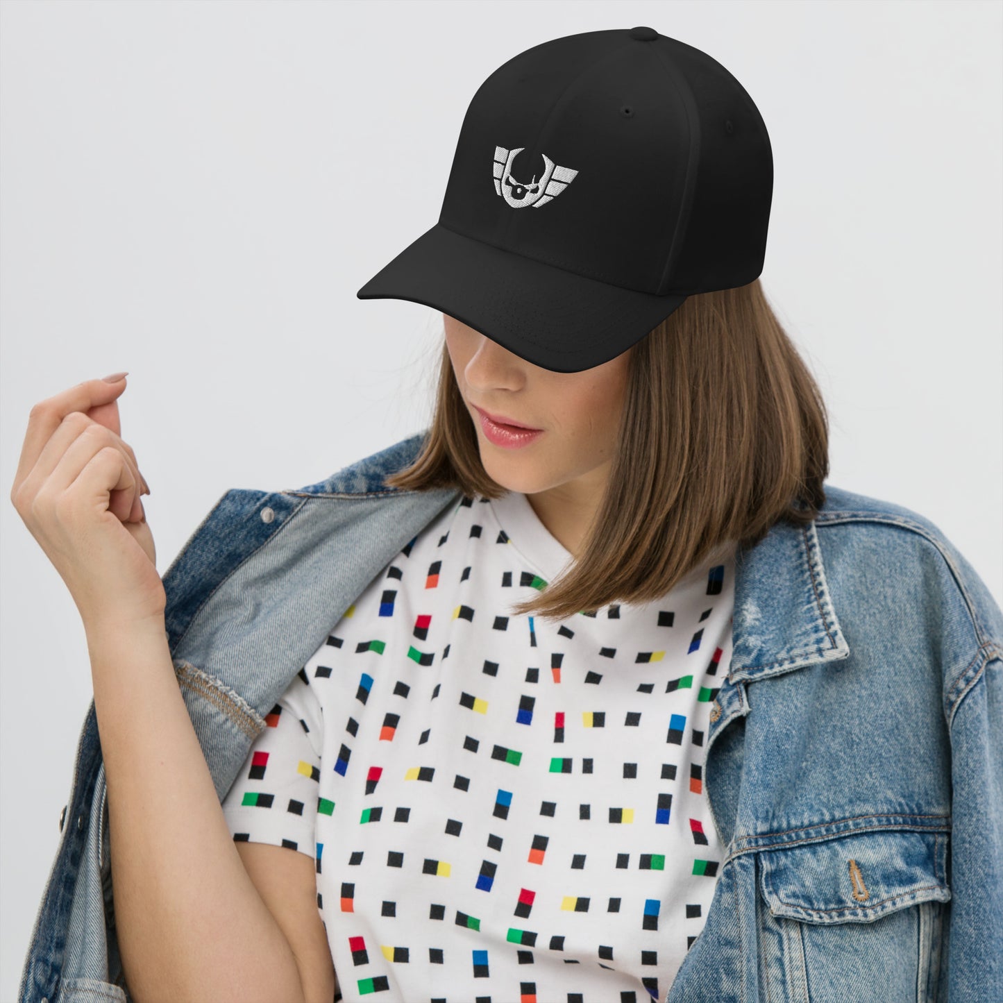 Unisex Warsaken® Hat : Flexfit : Logo : Black