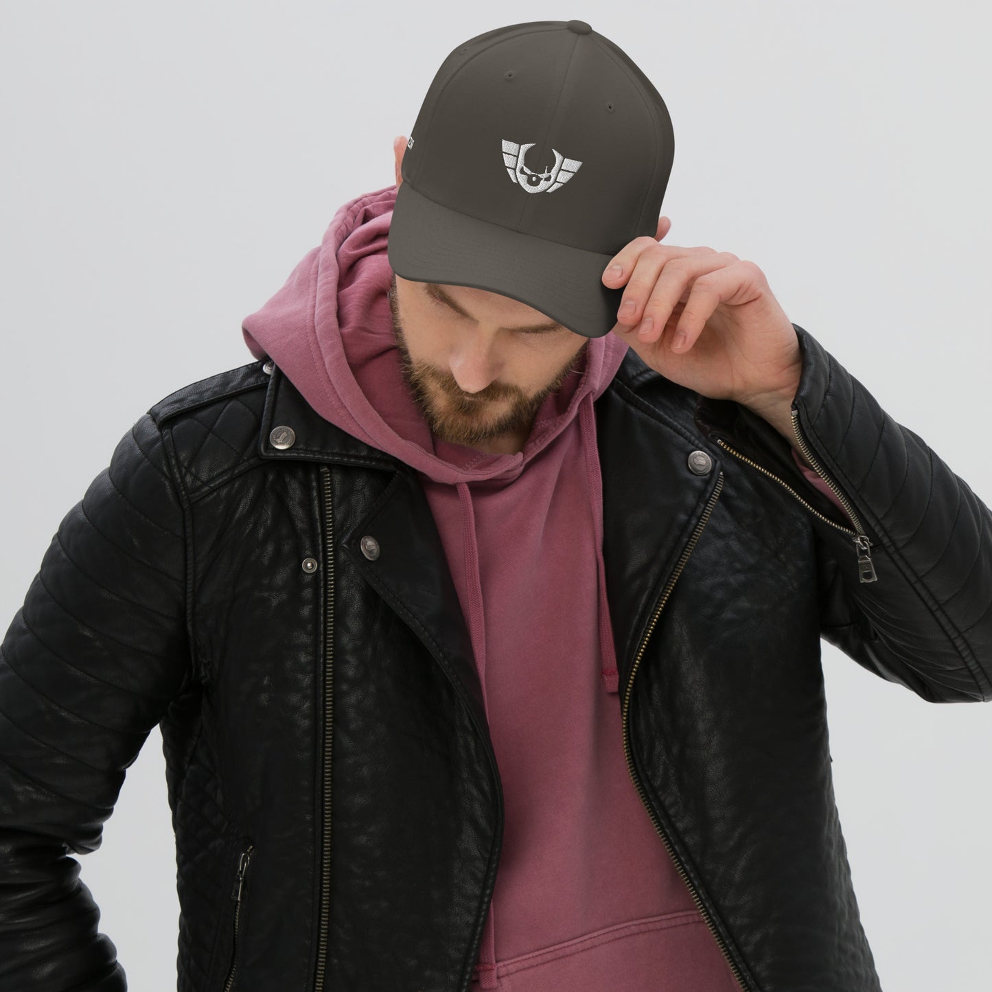 Unisex Warsaken® Hat : Flexfit : Logo : Grey