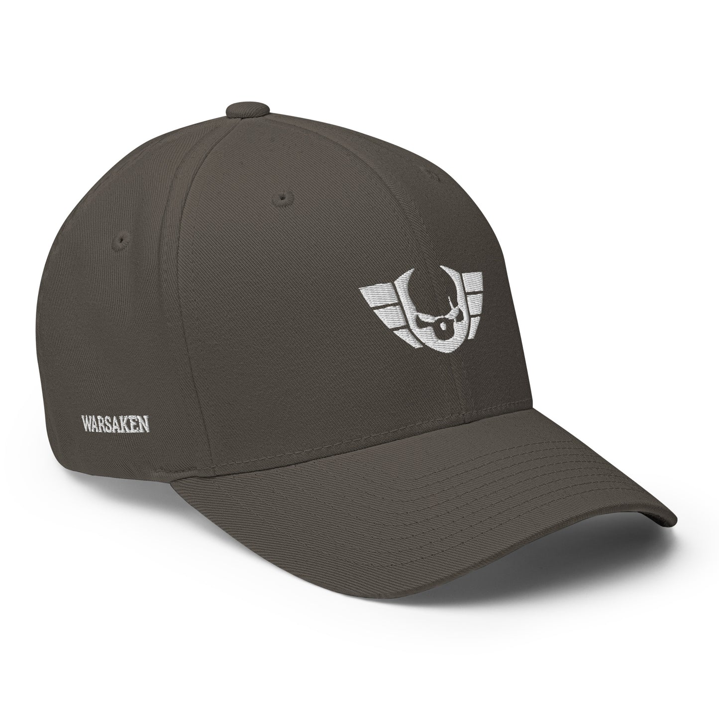 Unisex Warsaken® Hat : Flexfit : Logo : Grey