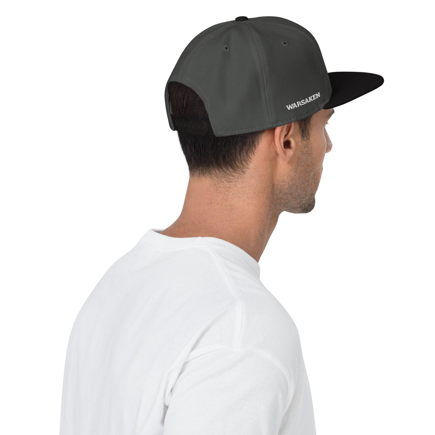 Unisex Warsaken® Hat : Snapback: Logo : Grey