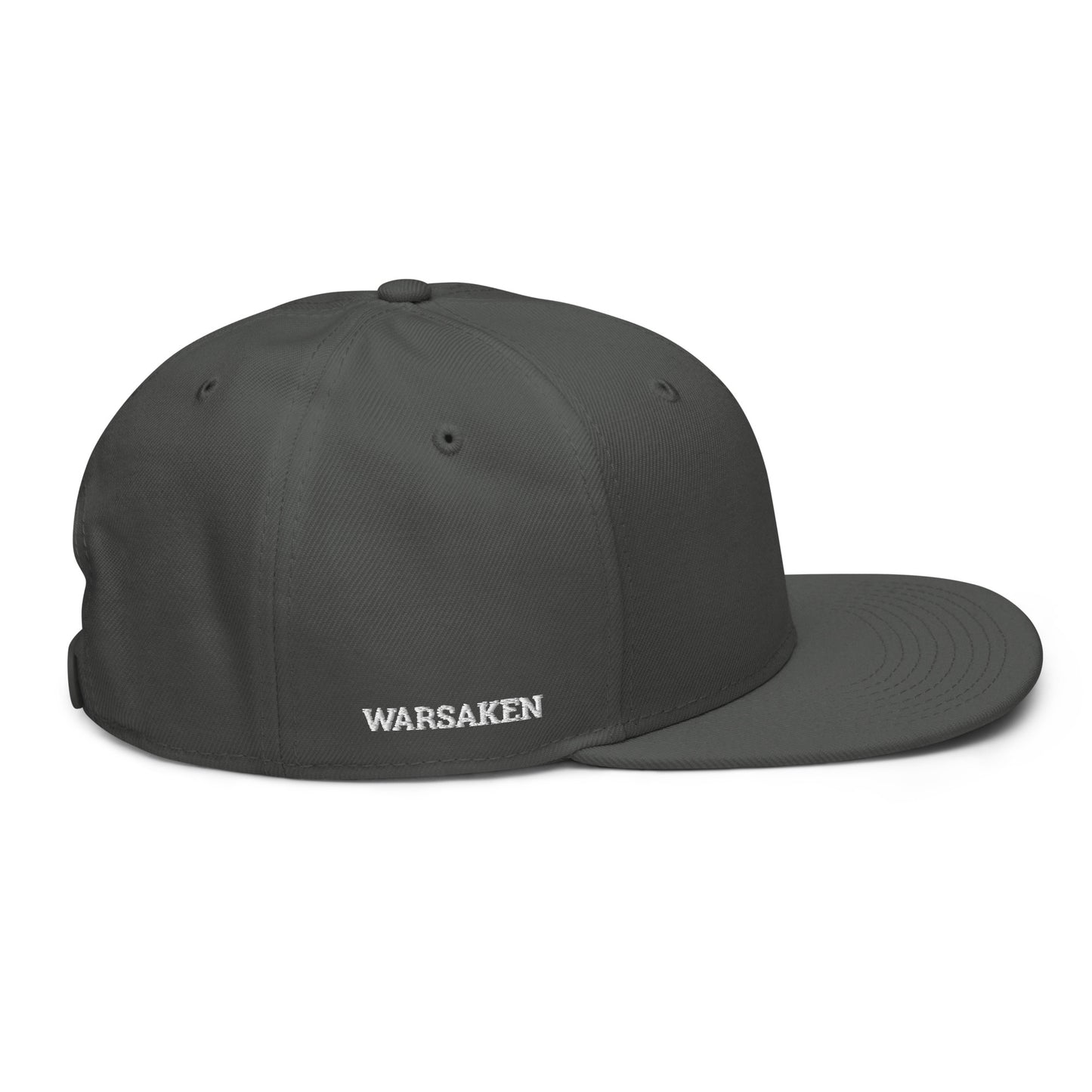 Unisex Warsaken® Hat : Snapback: Logo : Grey