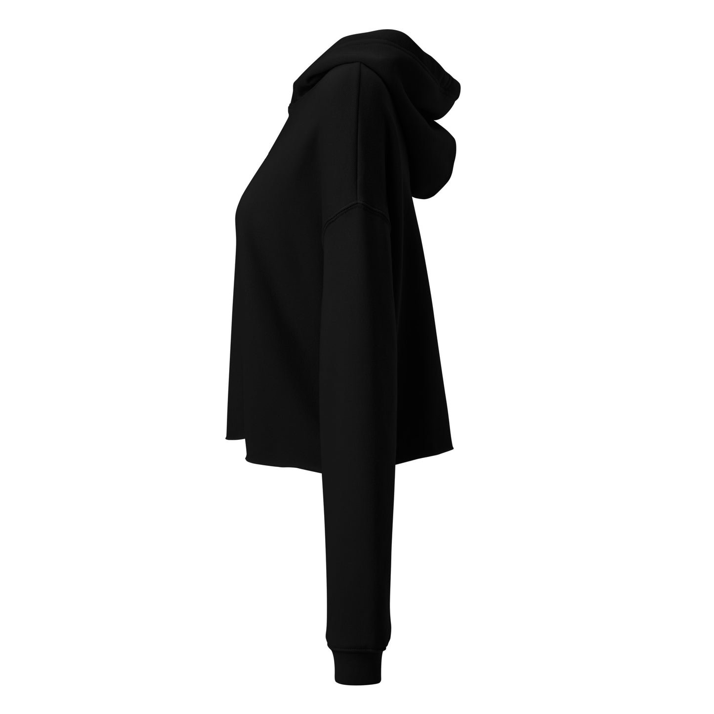 Women's Warsaken® Crop Hoodie : Tyrant : Black