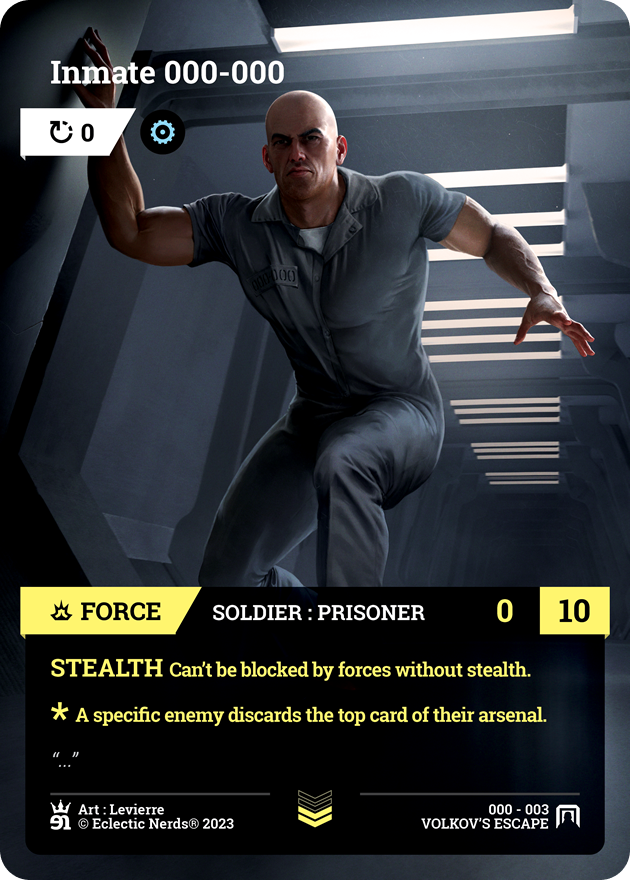 000-003 : Inmate 000-000 : 1x Foil