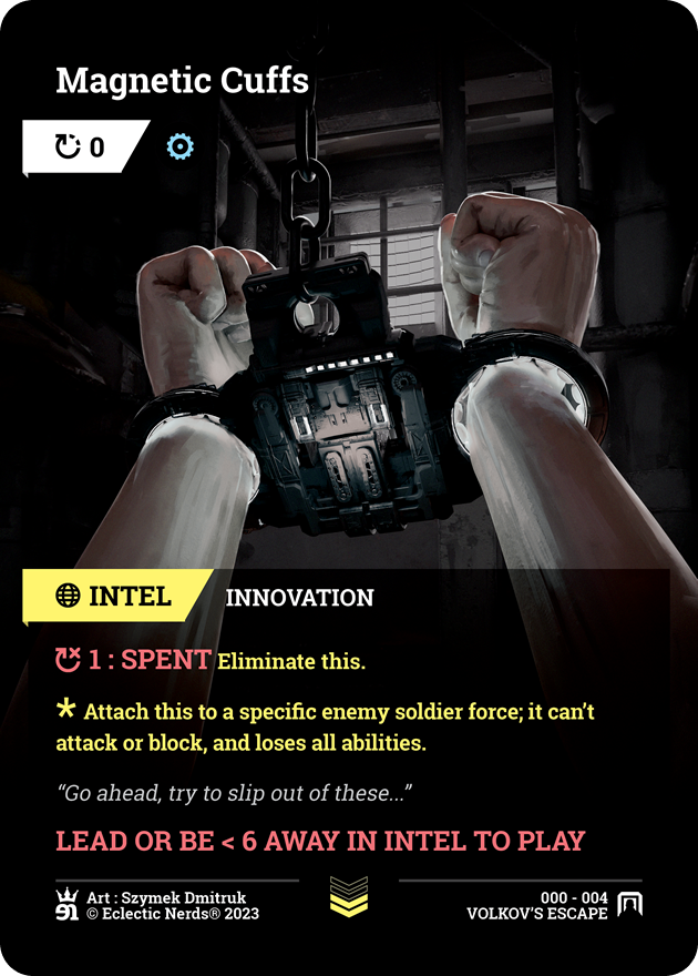 000-004 : Magnetic Cuffs : 1x Foil