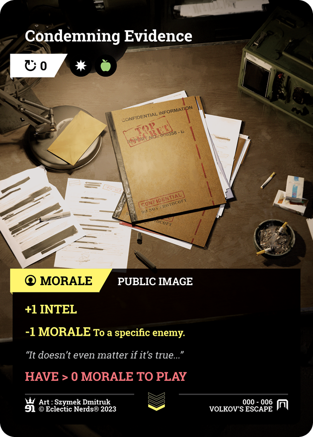 000-006 : Condemning Evidence : 1x Foil