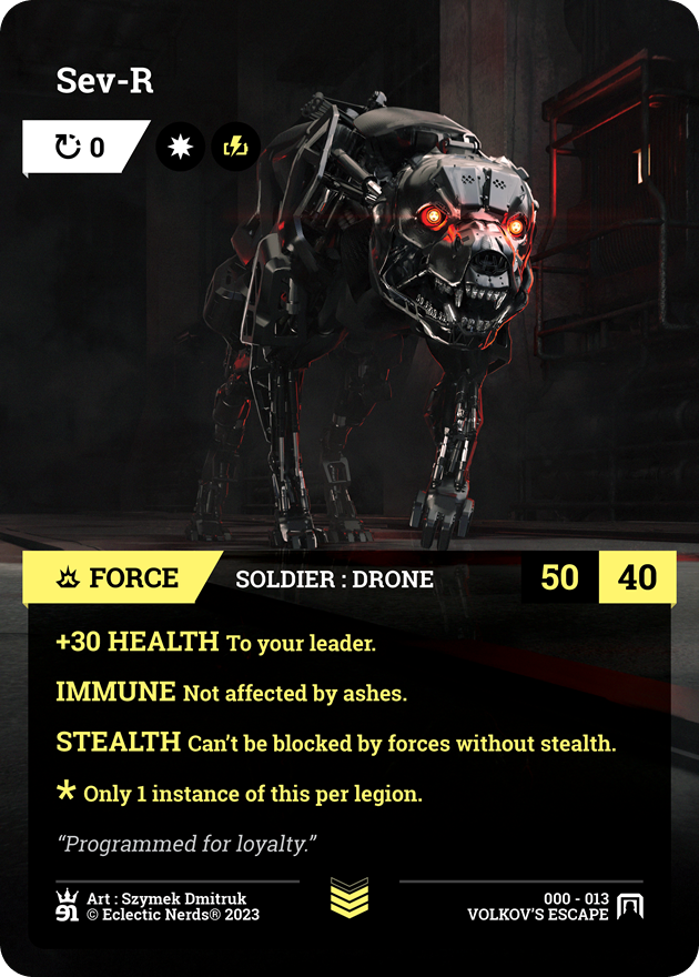 000-013 : Sev-R : 1x Foil