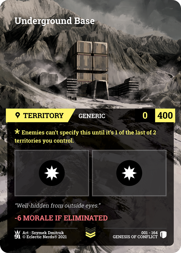 001-164 : Underground Base : 1x Foil