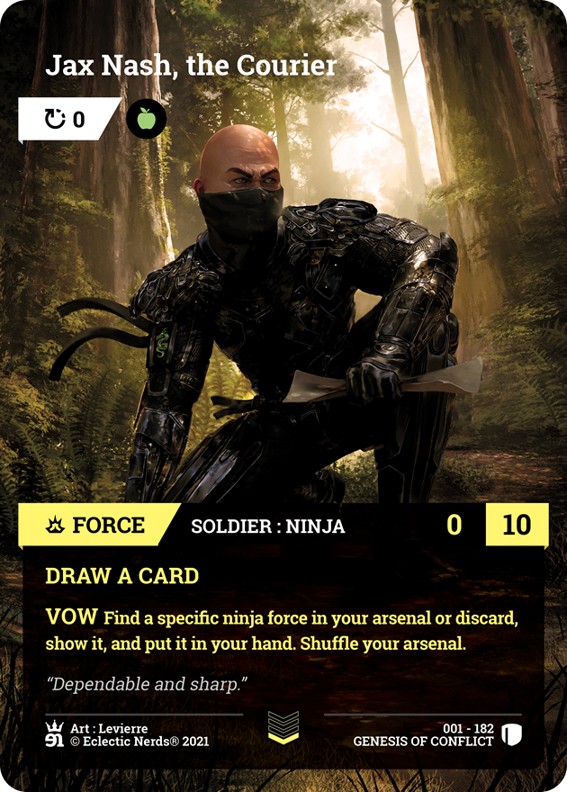 001-182 : Jax Nash, the Courier : 1x Foil