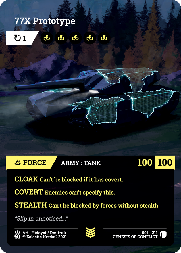 001-211 : 77X Prototype : 1x Foil