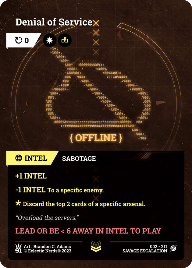 002-211 : Denial of Service : 1x Foil