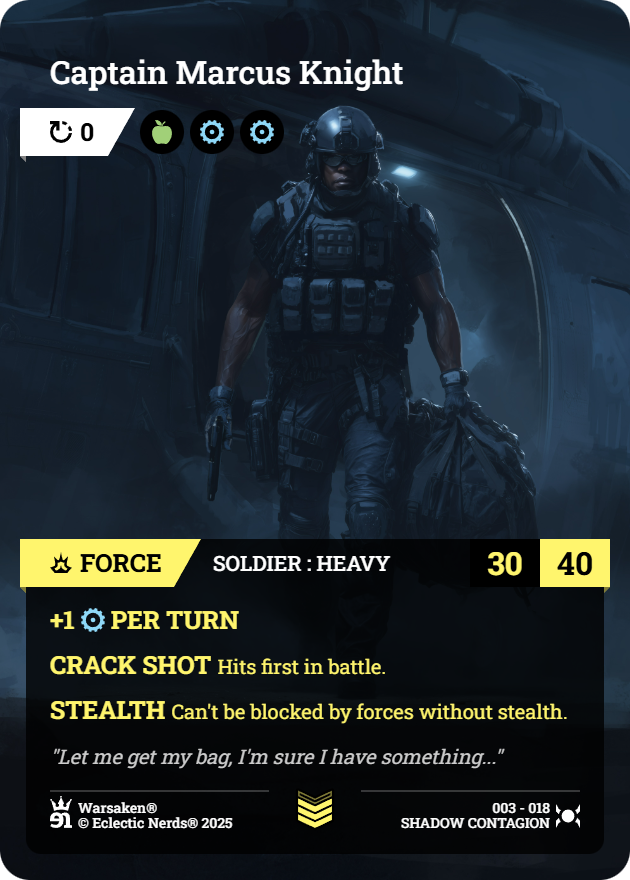 Captain Marcus Knight - Front