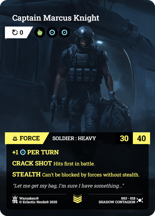 Captain Marcus Knight - Front