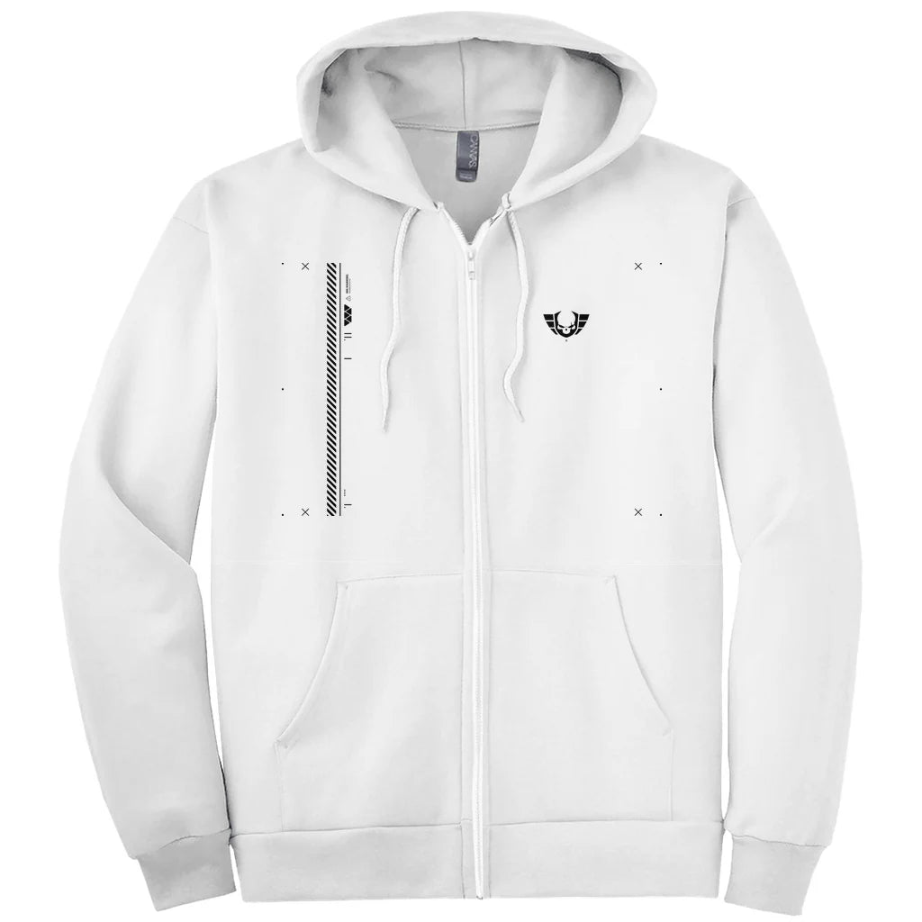 Unisex Warsaken® Zip Hoodie : Tarmac