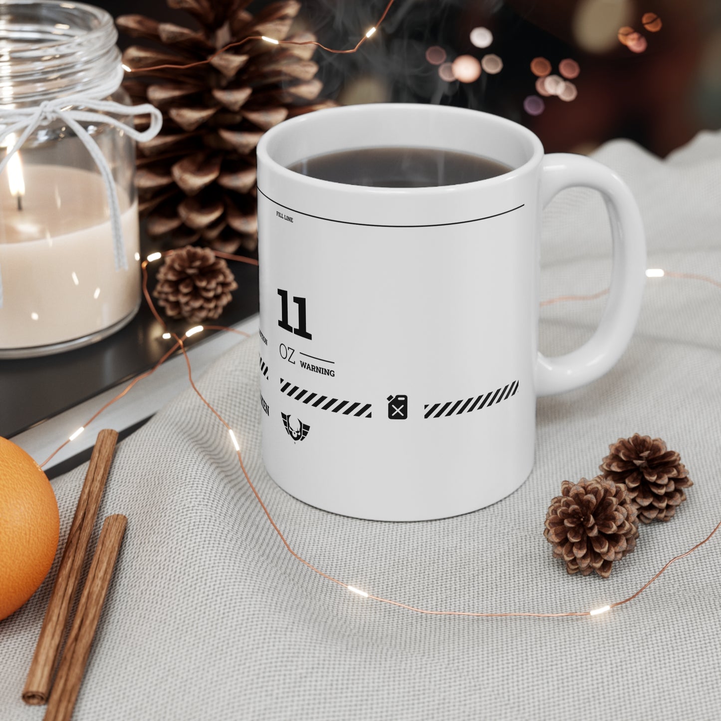 Warsaken® Mug : 11oz : White