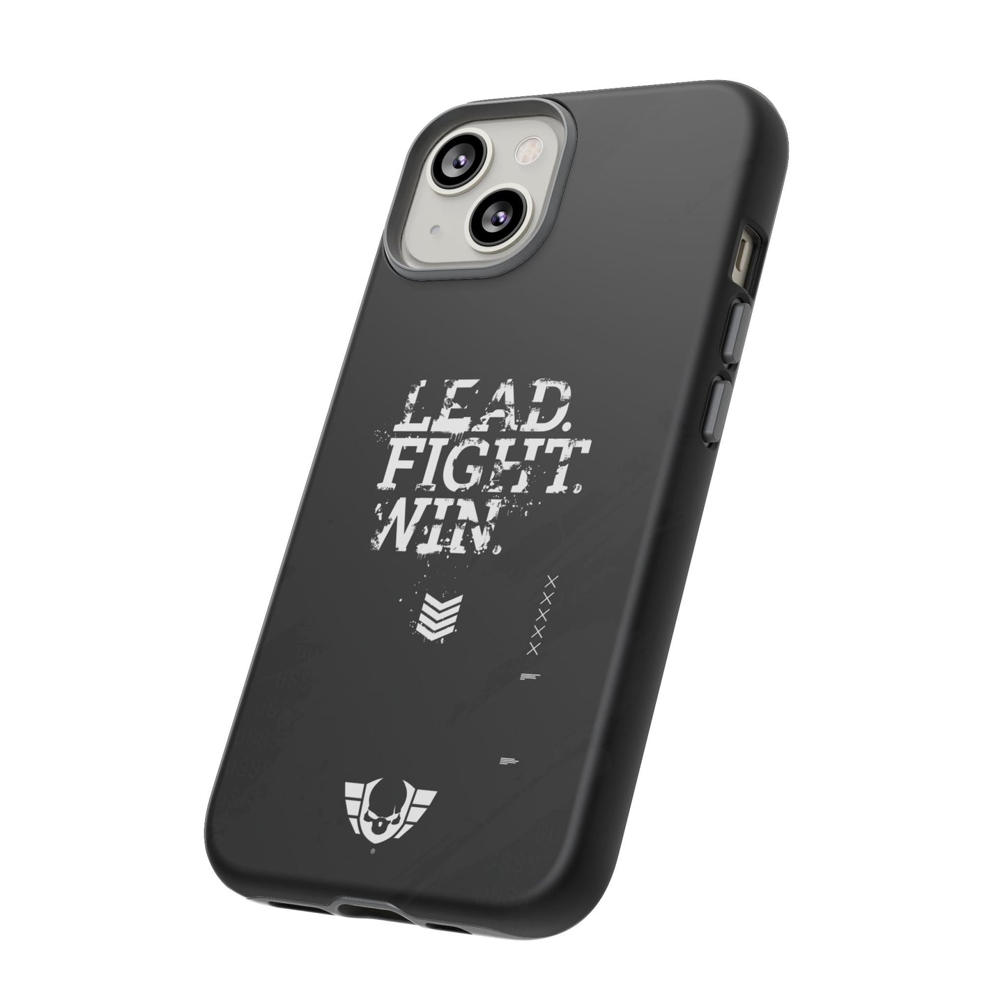 Warsaken® Phone Case : Lead. Fight. Win. : Black