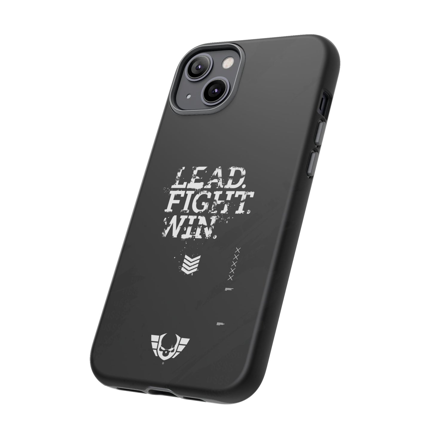 Warsaken® Phone Case : Lead. Fight. Win. : Black