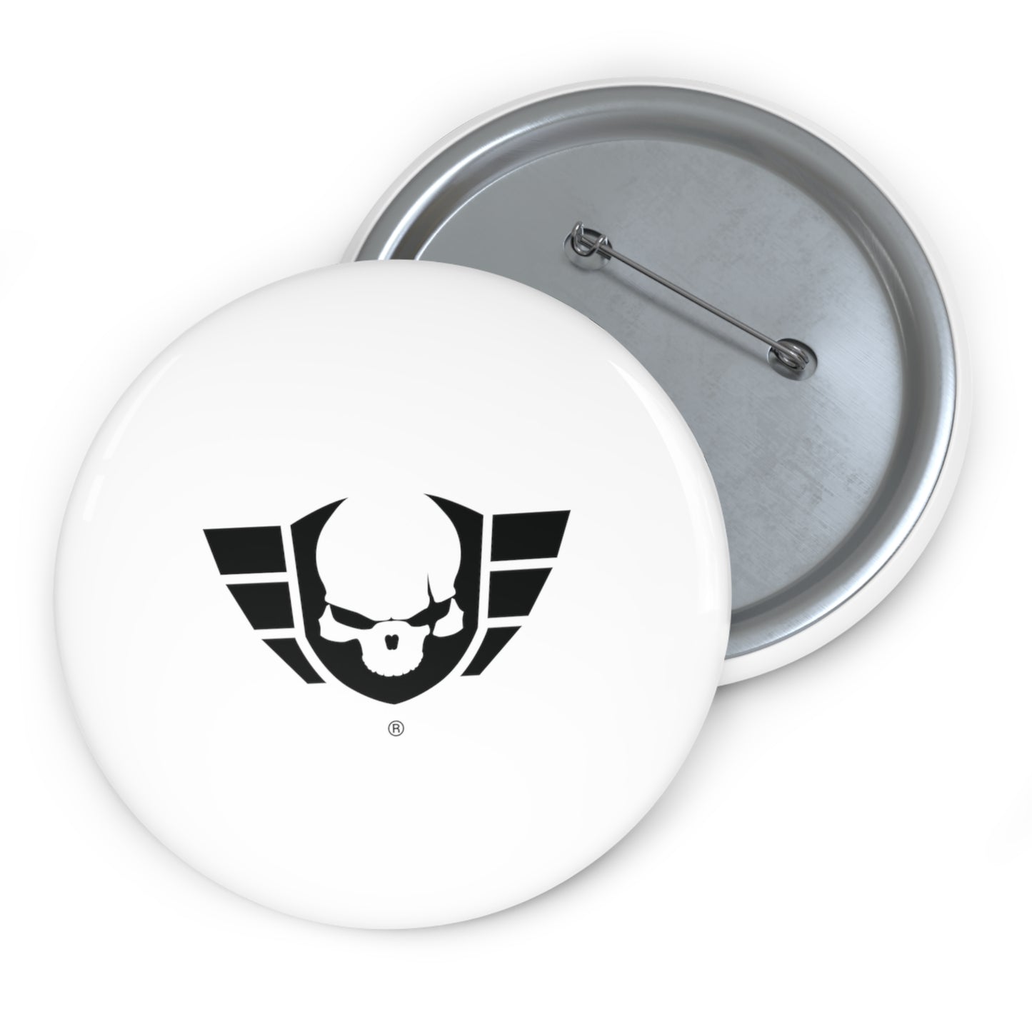 Warsaken® Button Pin : White