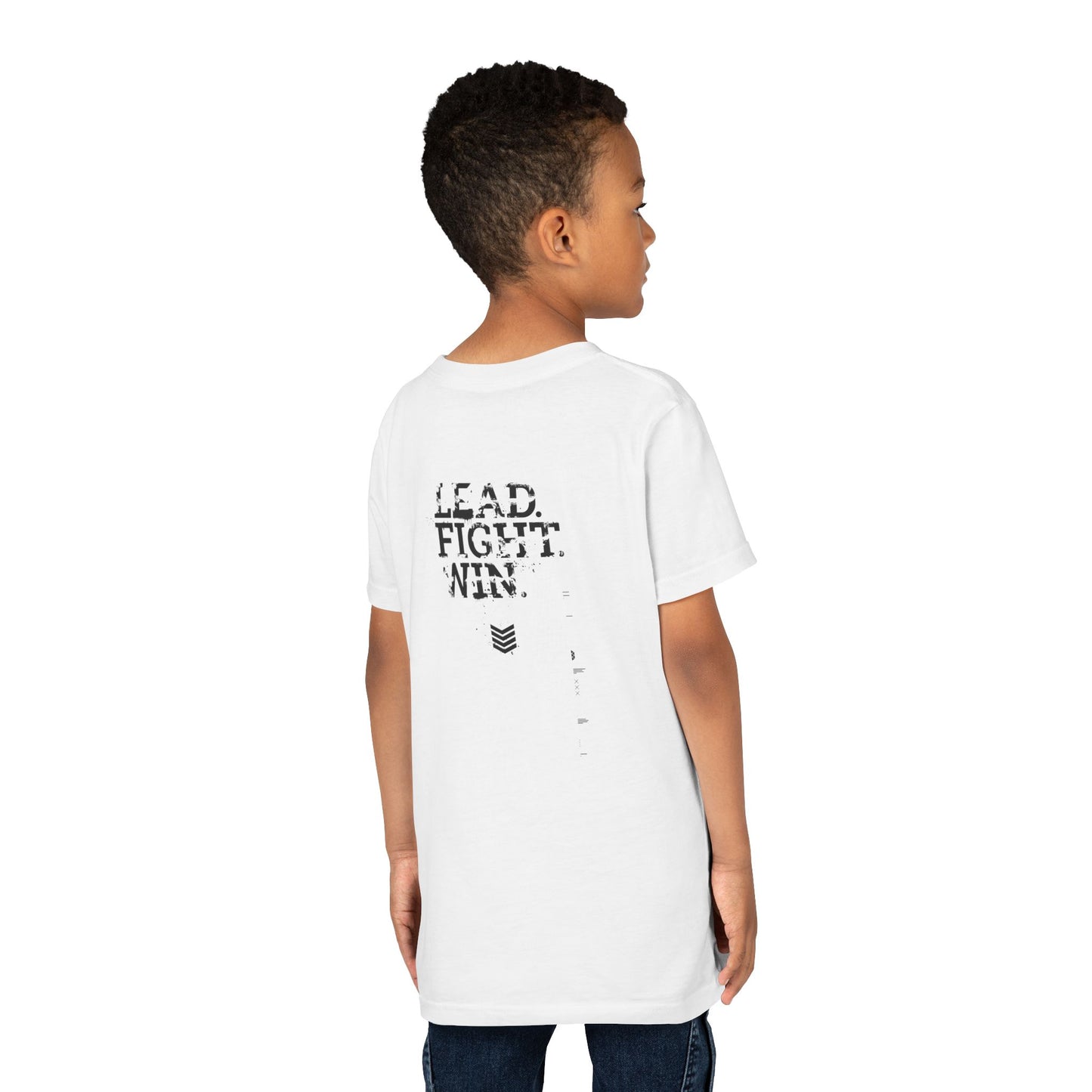 Kids Warsaken® T-Shirt : Lead. Fight. Win.
