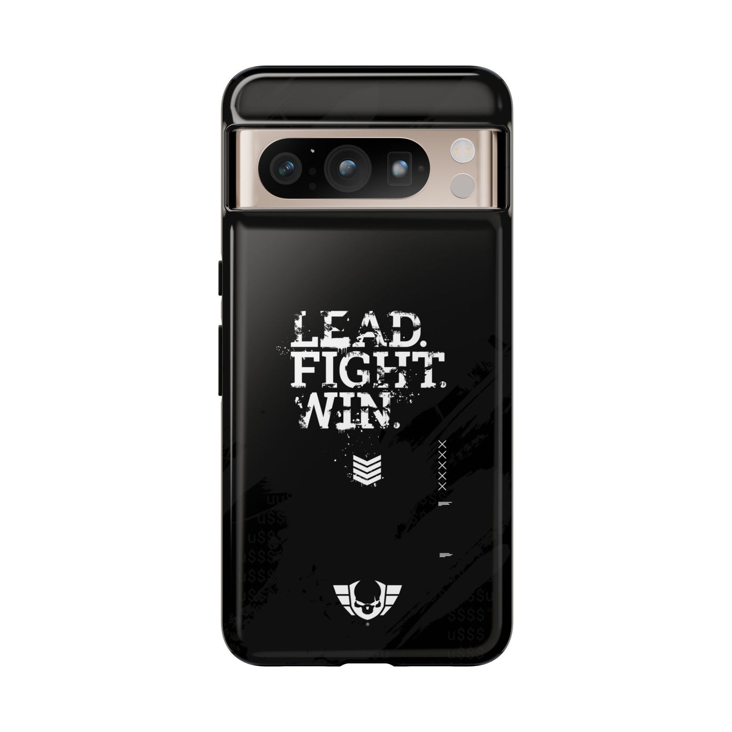 Warsaken® Phone Case : Lead. Fight. Win. : Black