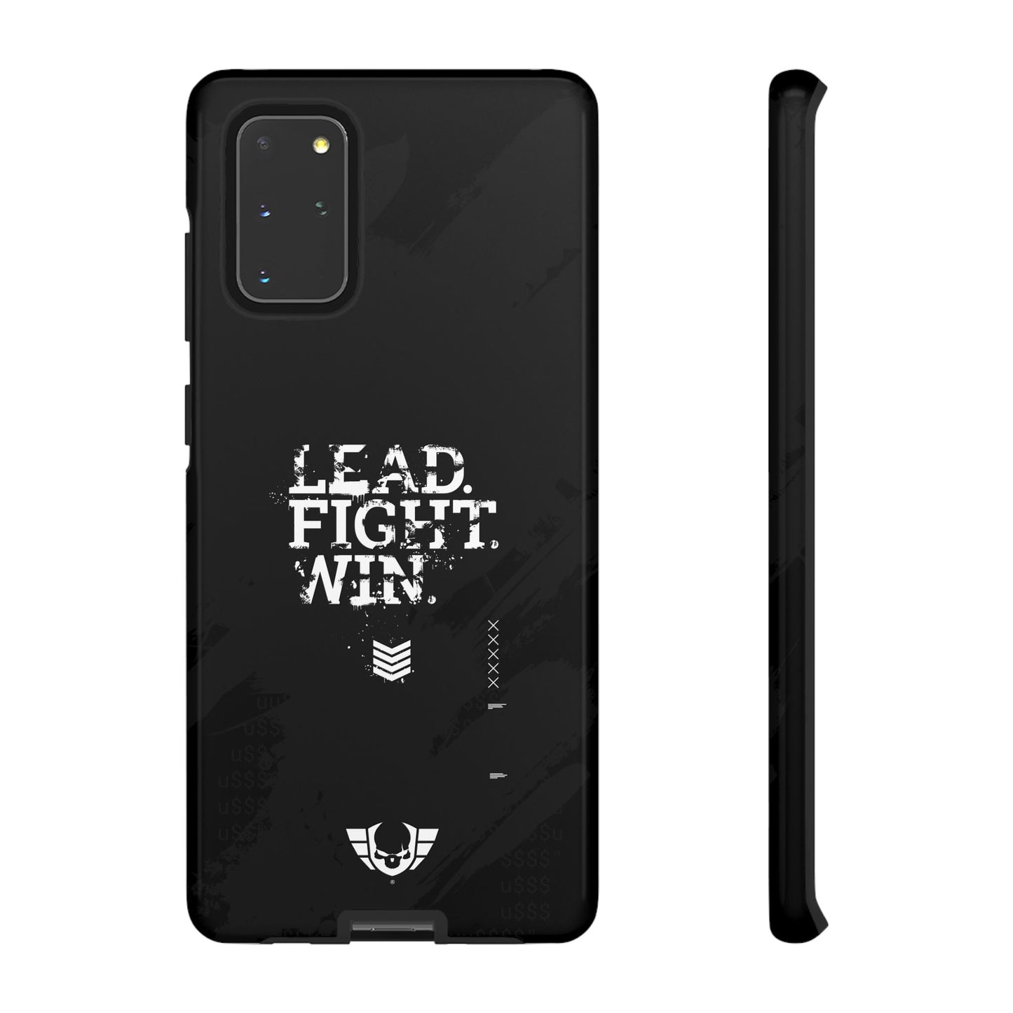 Warsaken® Phone Case : Lead. Fight. Win. : Black