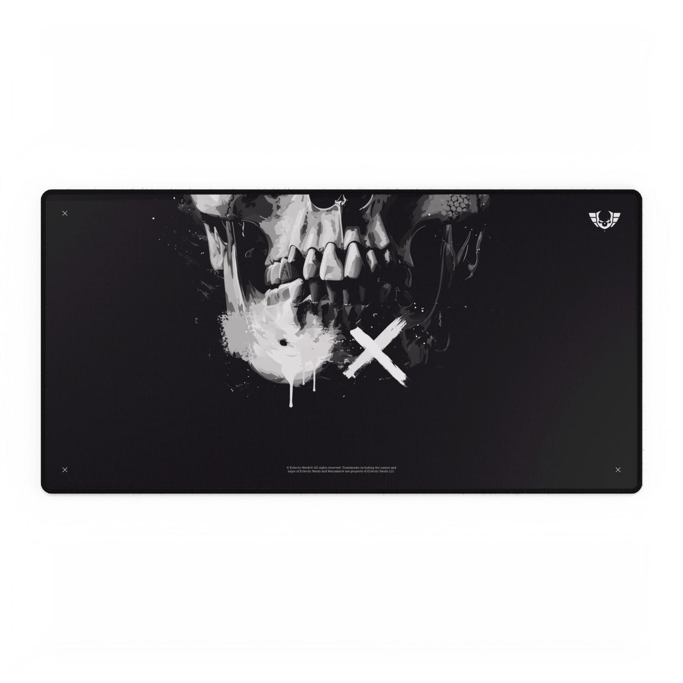 Warsaken® Premium Gamemat : Skull : Black