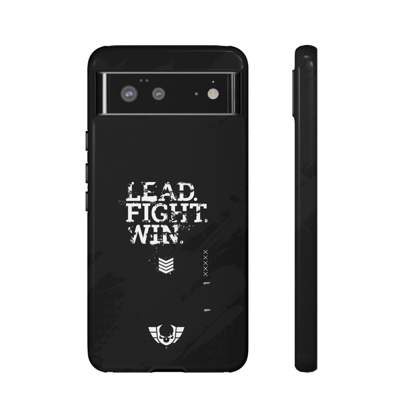 Warsaken® Phone Case : Lead. Fight. Win. : Black