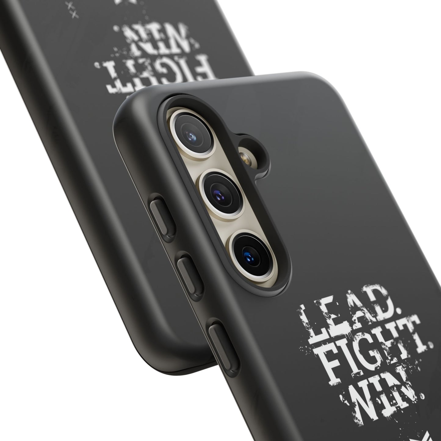 Warsaken® Phone Case : Lead. Fight. Win. : Black