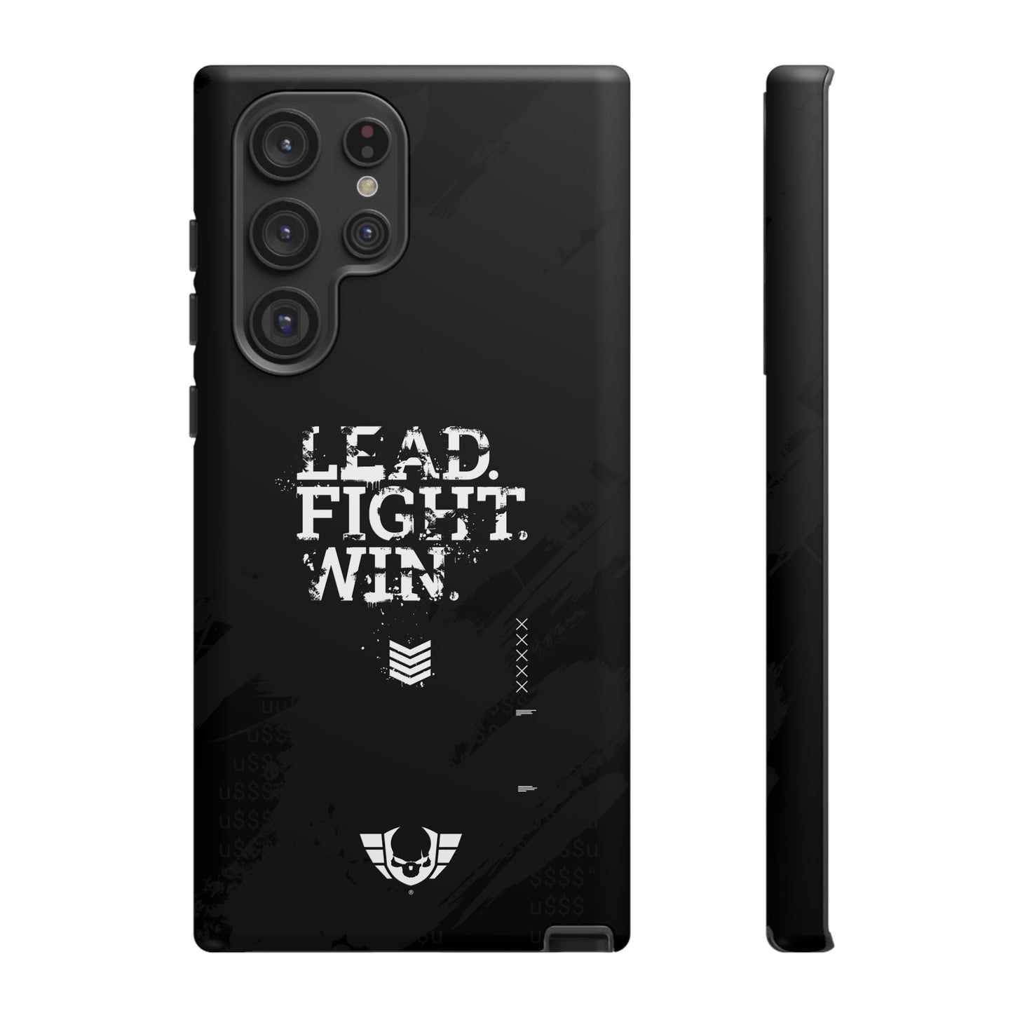 Warsaken® Phone Case : Lead. Fight. Win. : Black