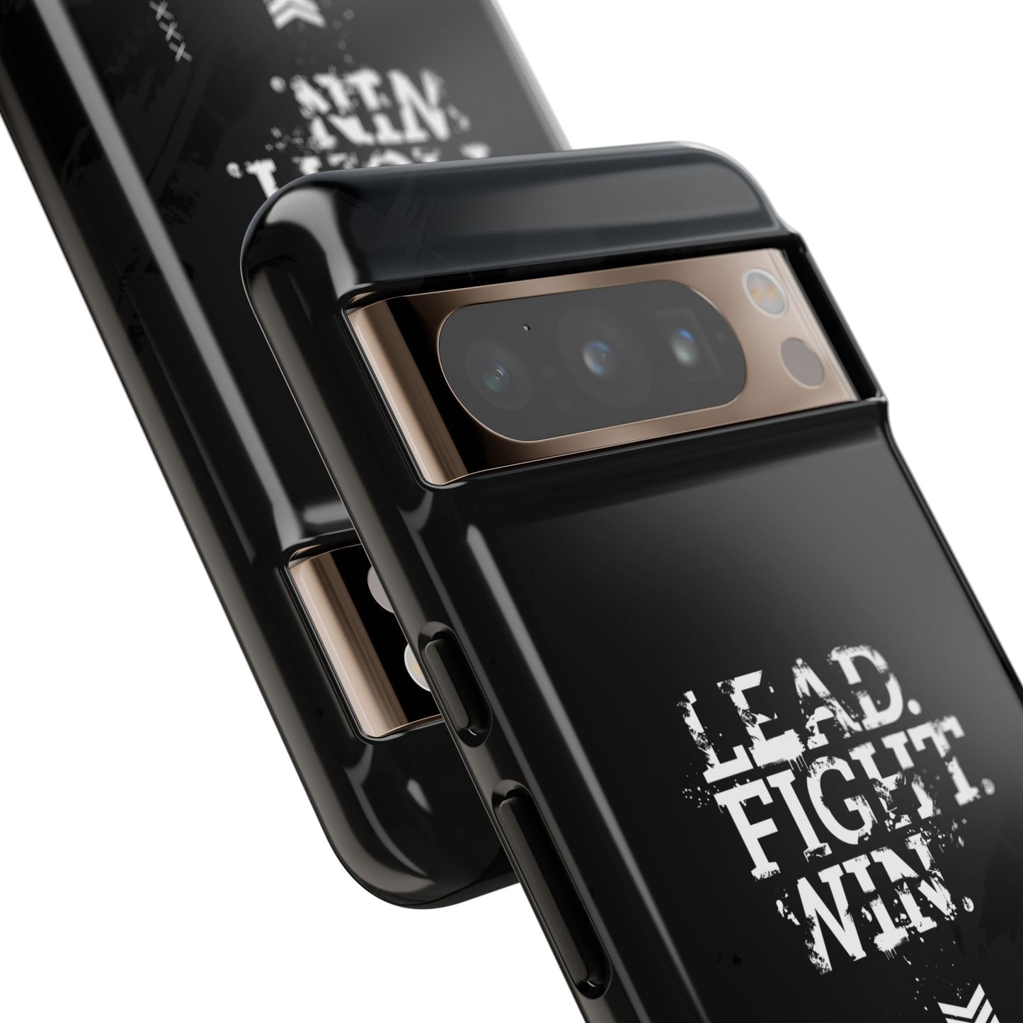 Warsaken® Phone Case : Lead. Fight. Win. : Black