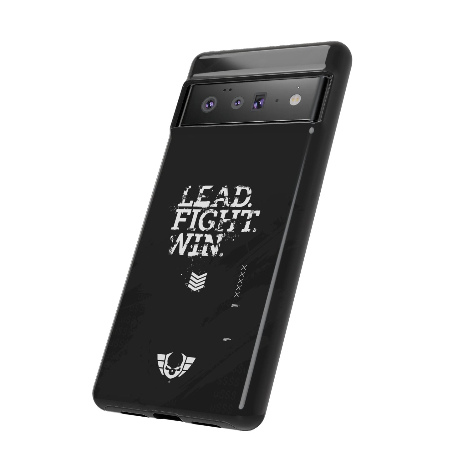 Warsaken® Phone Case : Lead. Fight. Win. : Black