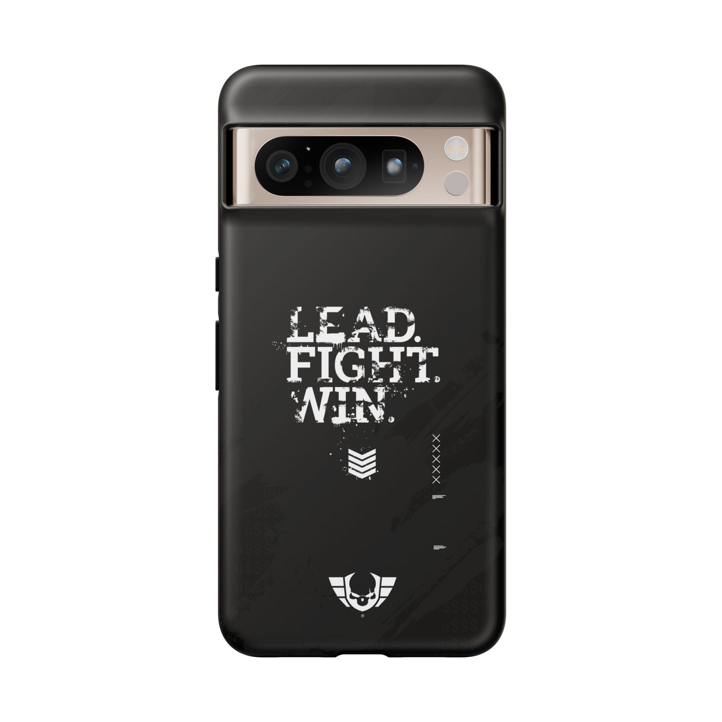 Warsaken® Phone Case : Lead. Fight. Win. : Black