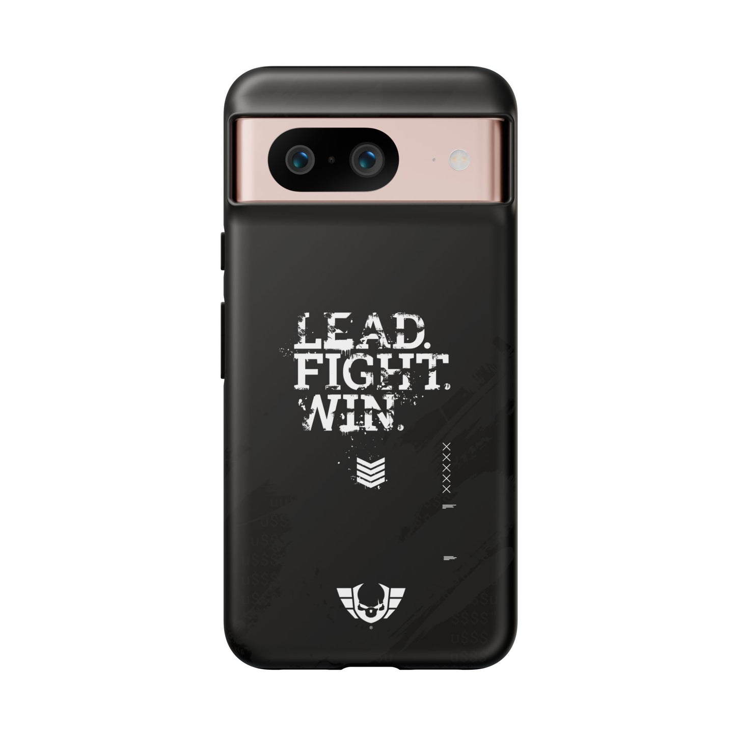 Warsaken® Phone Case : Lead. Fight. Win. : Black