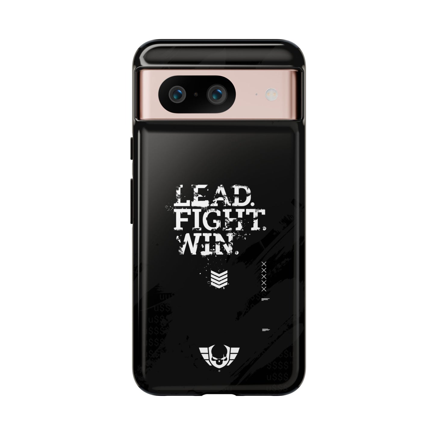 Warsaken® Phone Case : Lead. Fight. Win. : Black