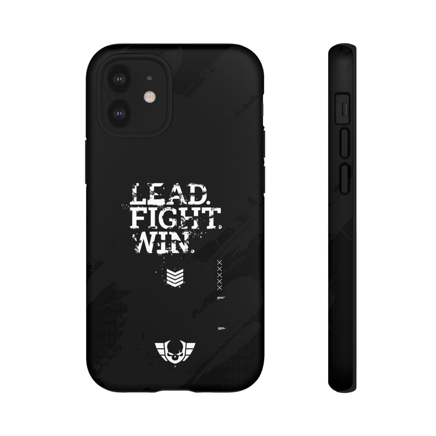 Warsaken® Phone Case : Lead. Fight. Win. : Black