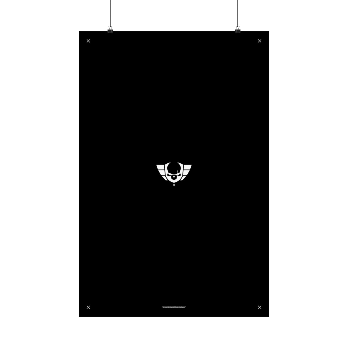 Warsaken® Premium Poster : Black
