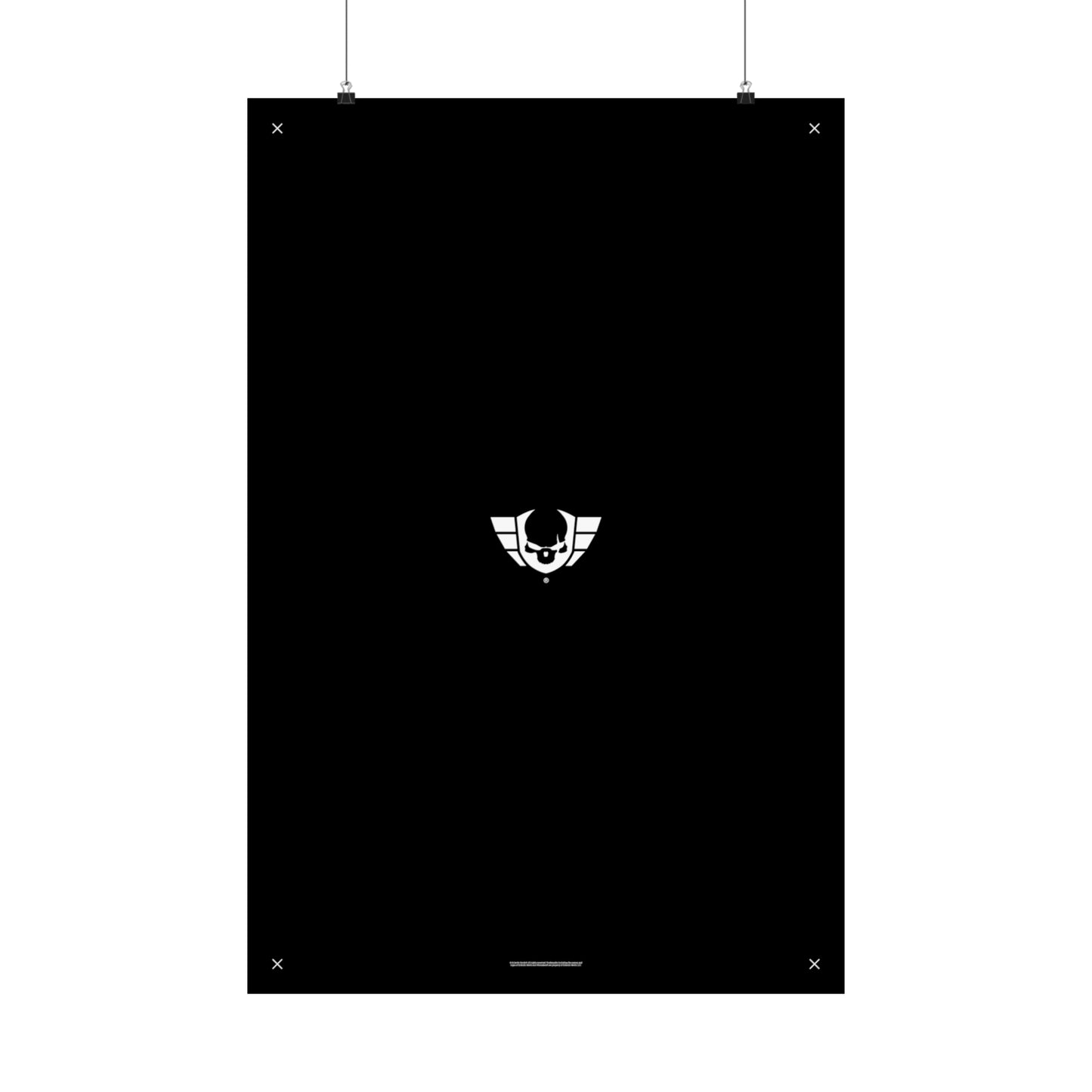 Warsaken® Premium Poster : Black