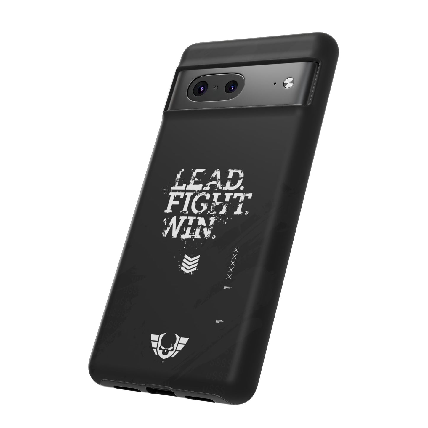 Warsaken® Phone Case : Lead. Fight. Win. : Black